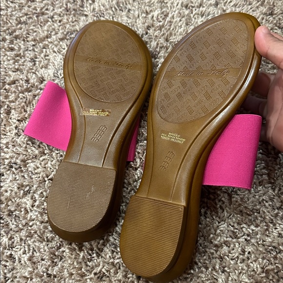 NEW Italian Shoemakers Fuchsia and Brown Sandals size 81/2 - Picture 8 of 8
